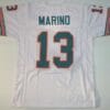 UNSIGNED CUSTOM Sewn Stitched Dan Marino White Jersey