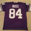 UNSIGNED CUSTOM Sewn Stitched Randy Moss Purple Jersey