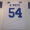 UNSIGNED CUSTOM Sewn Stitched Randy White White Jersey