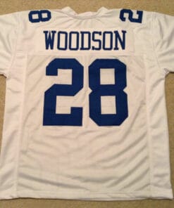 UNSIGNED CUSTOM Sewn Stitched Darren Woodson White Jersey