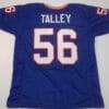 UNSIGNED CUSTOM Sewn Stitched Darryl Talley Blue Jersey