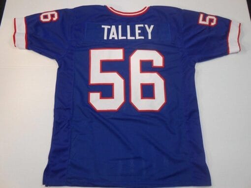 UNSIGNED CUSTOM Sewn Stitched Darryl Talley Blue Jersey