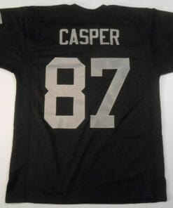 UNSIGNED CUSTOM Sewn Stitched Dave Casper Black Jersey