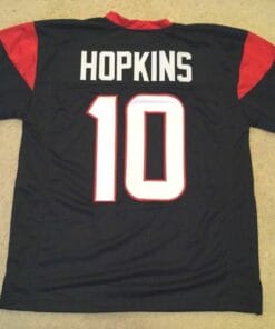 UNSIGNED CUSTOM Sewn Stitched DeAndre Hopkins Blue Jersey