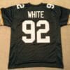 UNSIGNED CUSTOM Sewn Stitched Reggie White Green Jersey