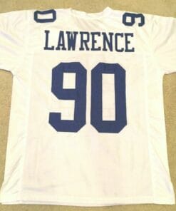 UNSIGNED CUSTOM Sewn Stitched Demarcus Lawrence White Jersey