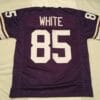 UNSIGNED CUSTOM Sewn Stitched Sammy White Purple Jersey
