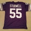 UNSIGNED CUSTOM Sewn Stitched Scott Studwell Purple Jersey
