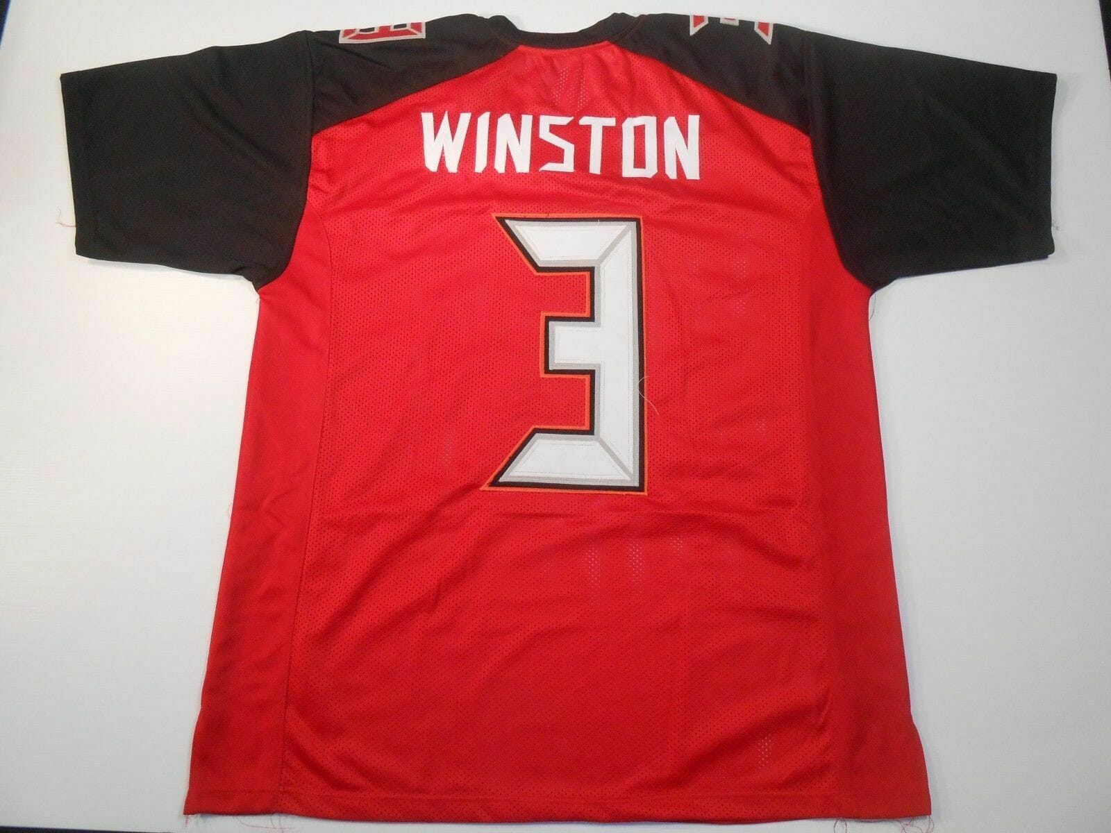 UNSIGNED CUSTOM Sewn Stitched Jameis Winston Red Jersey