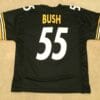 UNSIGNED CUSTOM Sewn Stitched Devin Bush Black Jersey