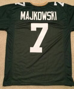 UNSIGNED CUSTOM Sewn Stitched Don Majkowski Green Jersey