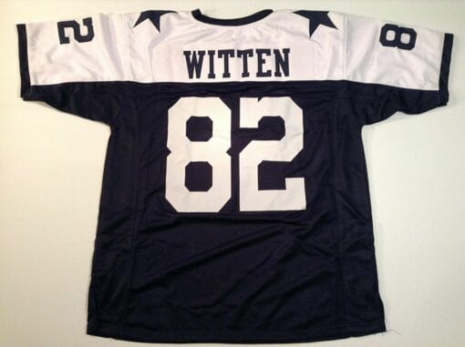 UNSIGNED CUSTOM Sewn Stitched Jason Witten Thanksgiving Jersey