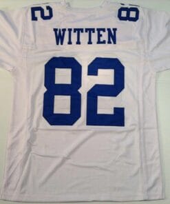 UNSIGNED CUSTOM Sewn Stitched Jason Witten White Jersey