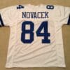 UNSIGNED CUSTOM Sewn Stitched Jay Novacek White Jersey
