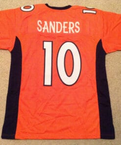 UNSIGNED CUSTOM Sewn Stitched Emmanuel Sanders Orange Jersey