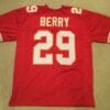 UNSIGNED CUSTOM Sewn Stitched Eric Berry Red Jersey