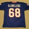 UNSIGNED CUSTOM Sewn Stitched Joe Delamielleure Blue Jersey