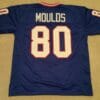 UNSIGNED CUSTOM Sewn Stitched Eric Moulds Blue Jersey