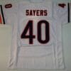 UNSIGNED CUSTOM Sewn Stitched Gale Sayers White Jersey