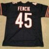 UNSIGNED CUSTOM Sewn Stitched Gary Fencik Blue Jersey
