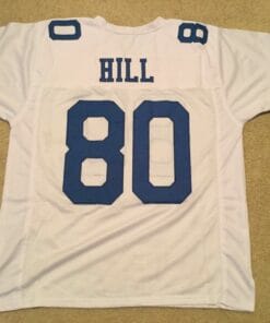 UNSIGNED CUSTOM Sewn Stitched Tony Hill White Jersey