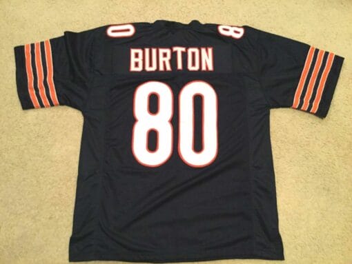 UNSIGNED CUSTOM Sewn Stitched Trey Burton Blue Jersey
