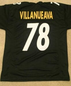 UNSIGNED CUSTOM Sewn Stitched Alejandro Villanueva ERROR Jersey