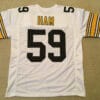 UNSIGNED CUSTOM Sewn Stitched Jack Ham White Jersey