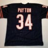 UNSIGNED CUSTOM Sewn Stitched Walter Payton Blue Jersey