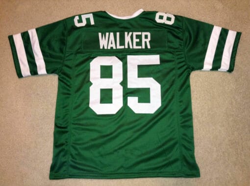 UNSIGNED CUSTOM Sewn Stitched Wesley Walker Green Jersey
