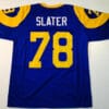 UNSIGNED CUSTOM Sewn Stitched Jackie Slater Blue Jersey