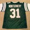 UNSIGNED CUSTOM Sewn Stitched Wilbert Montgomery Green Jersey