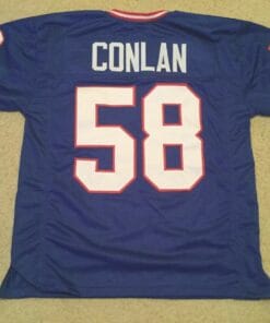 UNSIGNED CUSTOM Sewn Stitched Shane Conlan Blue Jersey