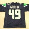 UNSIGNED CUSTOM Sewn Stitched Shaquem Griffin Blue Jersey
