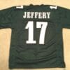 UNSIGNED CUSTOM Sewn Stitched Alshon Jeffery Green Jersey