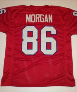 UNSIGNED CUSTOM Sewn Stitched Stanley Morgan Red Jersey
