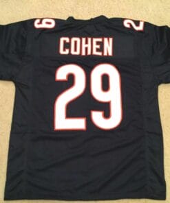 UNSIGNED CUSTOM Sewn Stitched Tarik Cohen Blue Jersey