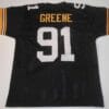 UNSIGNED CUSTOM Sewn Stitched Kevin Greene Black Jersey