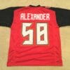 UNSIGNED CUSTOM Sewn Stitched Kwon Alexander Red Jersey
