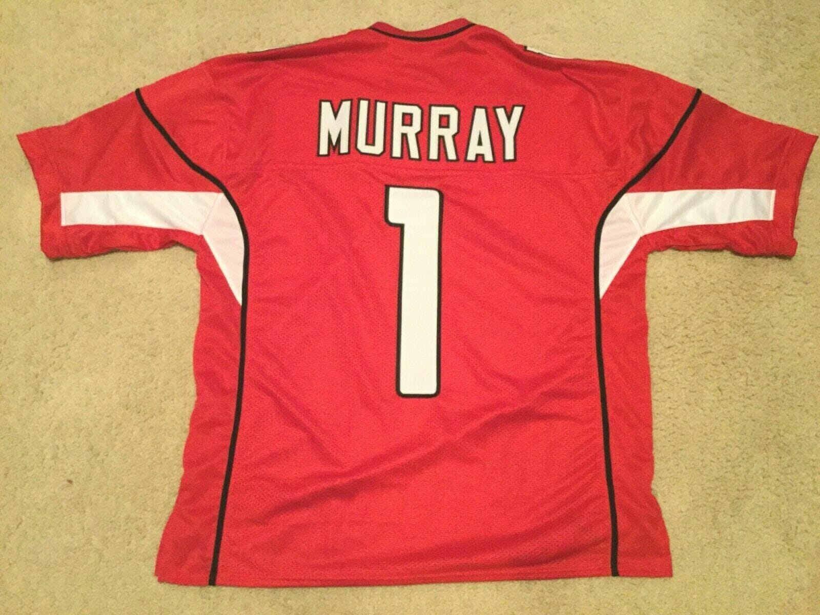 UNSIGNED CUSTOM Sewn Stitched Kyler Murray Red Jersey