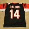 UNSIGNED CUSTOM Sewn Stitched Andy Dalton Black Jersey