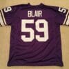 UNSIGNED CUSTOM Sewn Stitched Matt Blair Purple Jersey