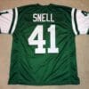 UNSIGNED CUSTOM Sewn Stitched Matt Snell Green Jersey