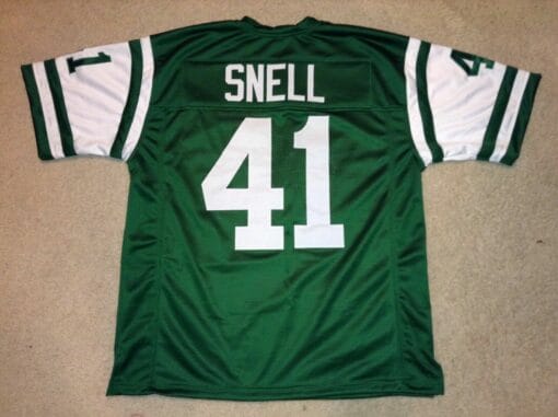 UNSIGNED CUSTOM Sewn Stitched Matt Snell Green Jersey