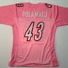 Troy Polamalu UNSIGNED CUSTOM Pink Jersey