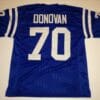UNSIGNED CUSTOM Sewn Stitched Art Donovan Blue Jersey