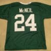 UNSIGNED CUSTOM Sewn Stitche Freeman McNeil Stained Green Jersey