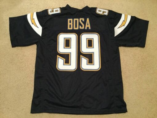 UNSIGNED CUSTOM Sewn Stitched Joey Bosa Blue Jersey