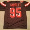 UNSIGNED CUSTOM Sewn Stitched Myles Garrett Brown Jersey
