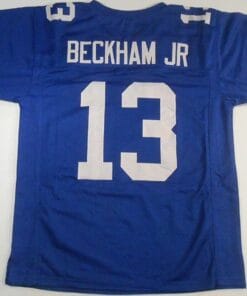 UNSIGNED CUSTOM Sewn Stitched Odell Beckham Jr. Jersey